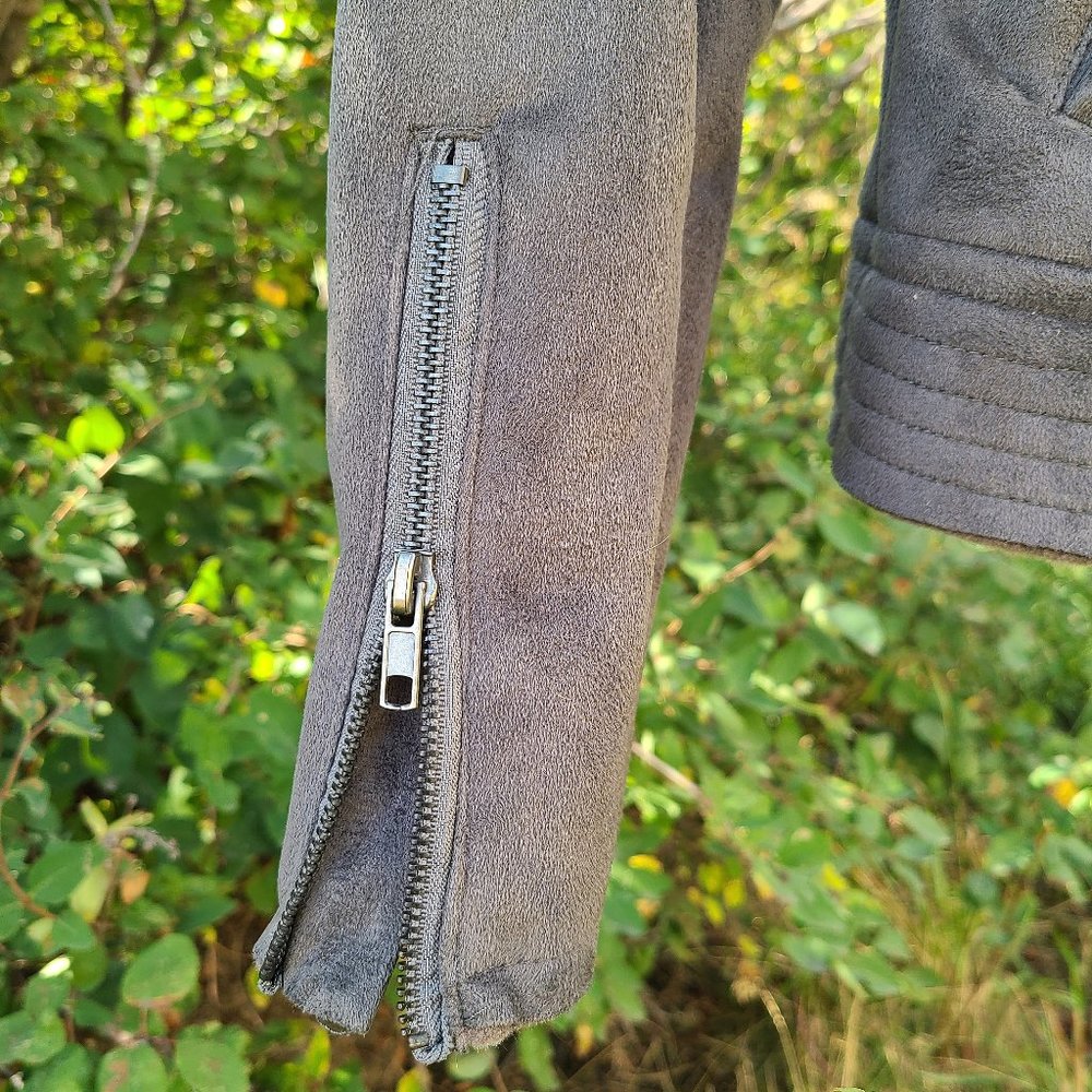 Faux Shearling Jacket Xs New - Picture 3 of 4